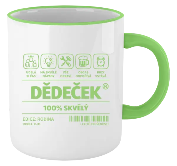 Hrnek Dědeček - čárový kód
