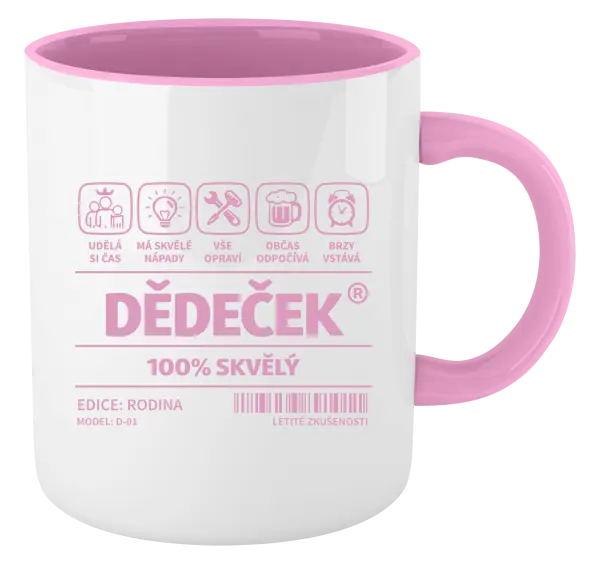 Hrnek Dědeček - čárový kód