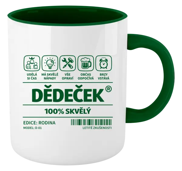 Hrnek Dědeček - čárový kód