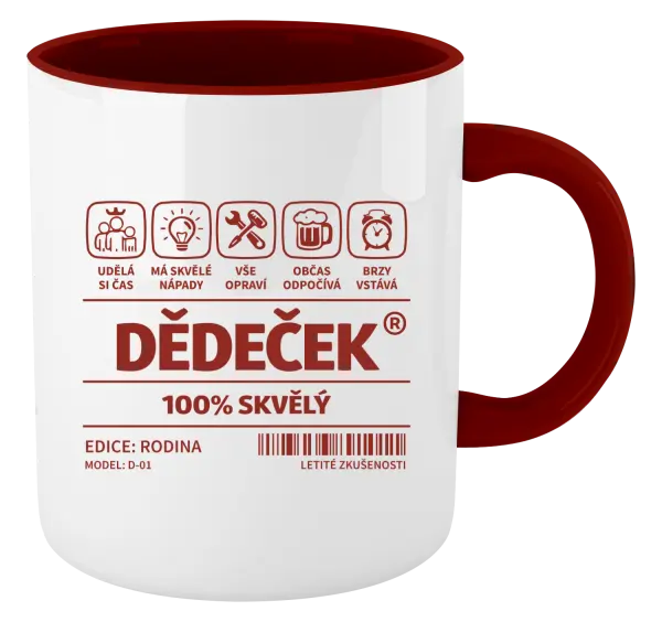Hrnek Dědeček - čárový kód