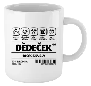 Hrnek Dědeček - čárový kód