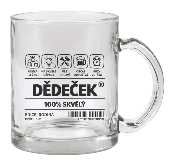 Hrnek Dědeček - čárový kód