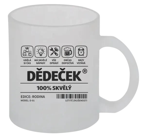 Hrnek Dědeček - čárový kód
