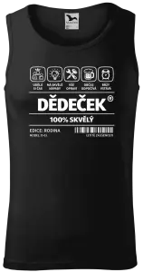 Pánské tílko Dědeček - čárový kód