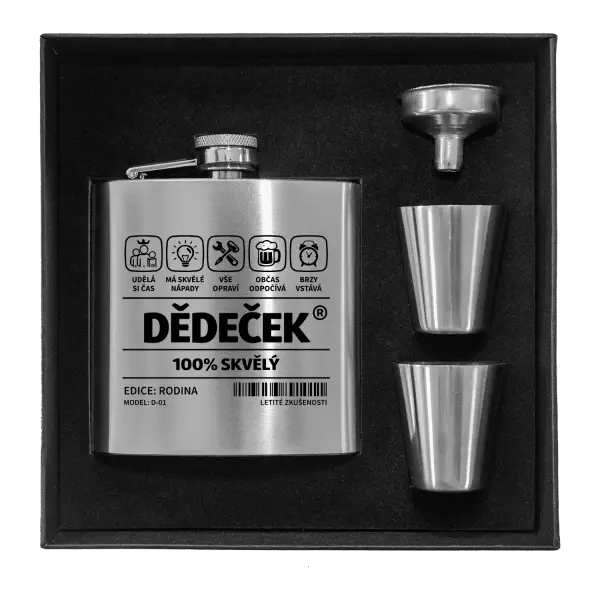 Placatka v krabičce Dědeček - čárový kód