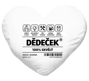 Polštář Dědeček - čárový kód