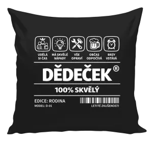 Polštář Dědeček - čárový kód