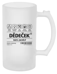 Půllitr Dědeček - čárový kód