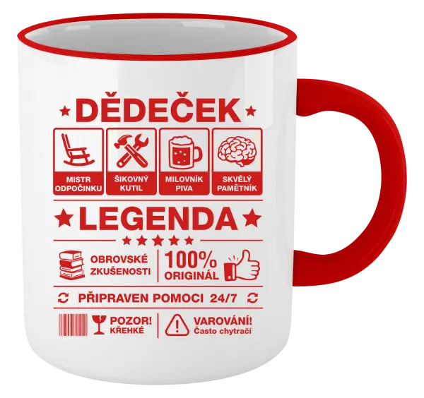 Hrnek Dědeček legenda