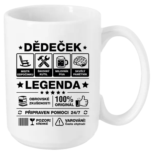 Hrnek Dědeček legenda