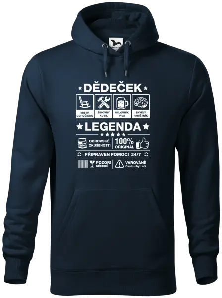 Pánská mikina Dědeček legenda