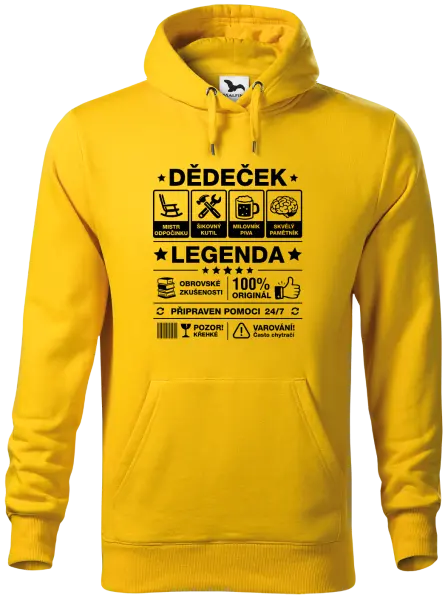 Pánská mikina Dědeček legenda