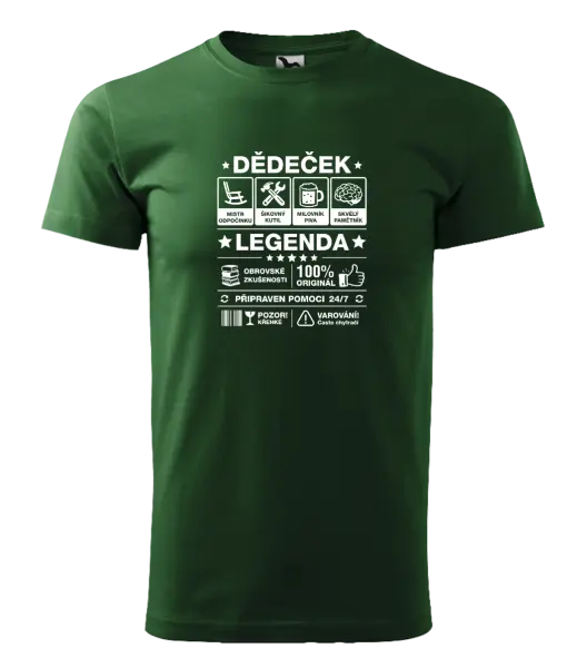 Pánské tričko Dědeček legenda