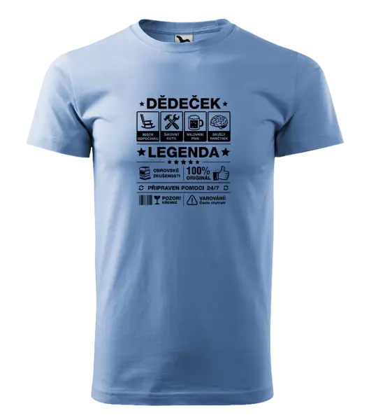 Pánské tričko Dědeček legenda