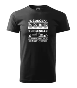 Pánské tričko Dědeček legenda