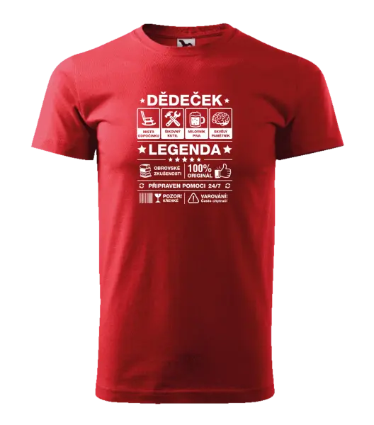 Pánské tričko Dědeček legenda