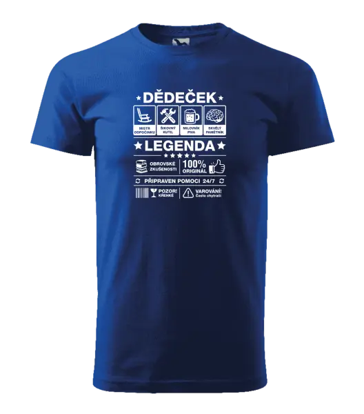 Pánské tričko Dědeček legenda
