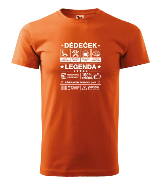 Pánské tričko Dědeček legenda