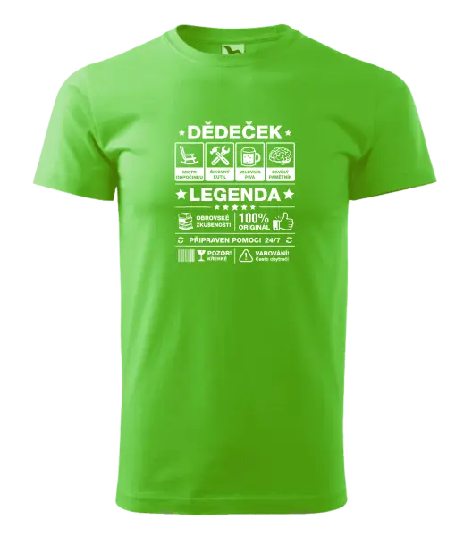 Pánské tričko Dědeček legenda
