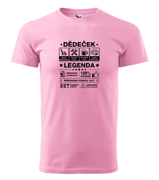 Pánské tričko Dědeček legenda