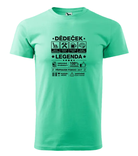 Pánské tričko Dědeček legenda