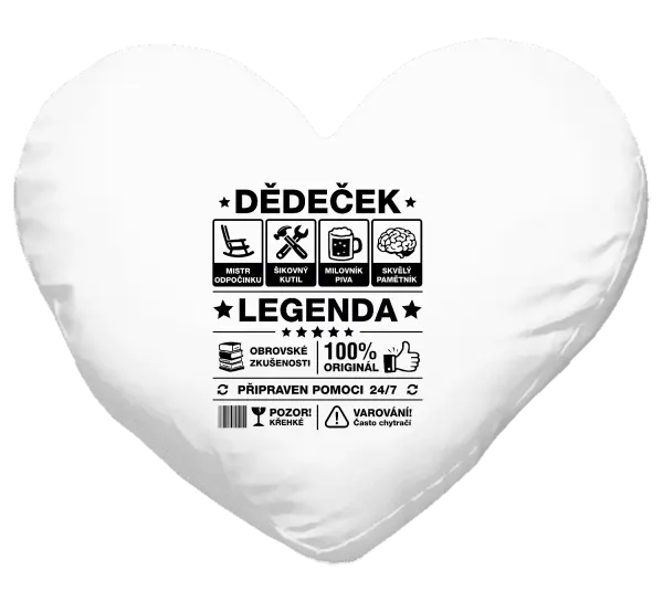Polštář Dědeček legenda