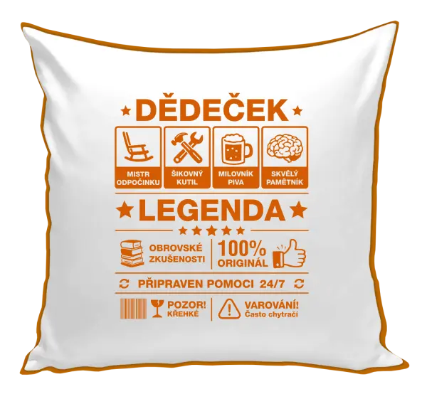 Polštář Dědeček legenda