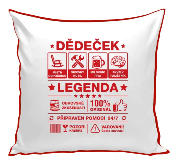 Polštář Dědeček legenda