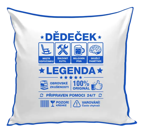 Polštář Dědeček legenda