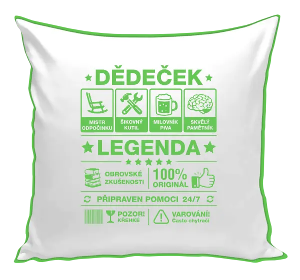 Polštář Dědeček legenda