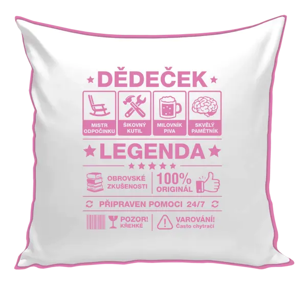 Polštář Dědeček legenda