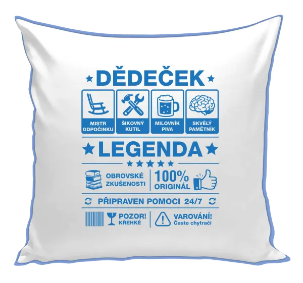 Polštář Dědeček legenda