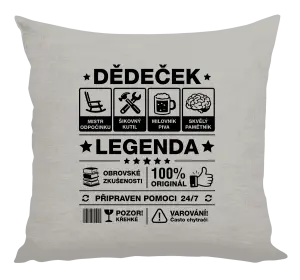 Polštář Dědeček legenda