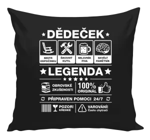 Polštář Dědeček legenda