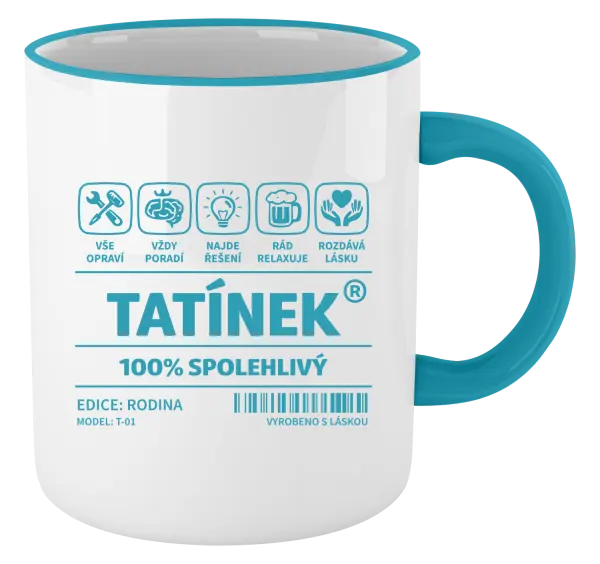 Hrnek Tatínek - čárový kód