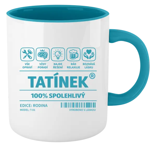 Hrnek Tatínek - čárový kód