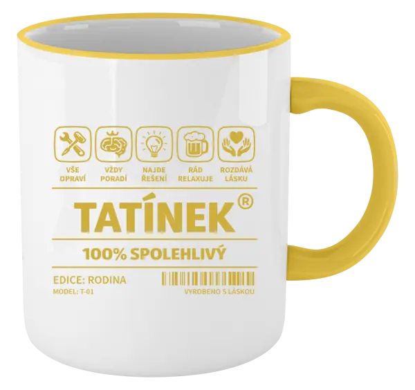 Hrnek Tatínek - čárový kód