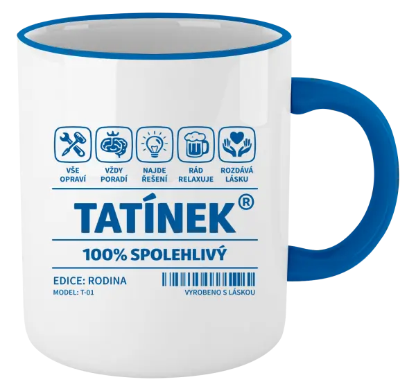 Hrnek Tatínek - čárový kód