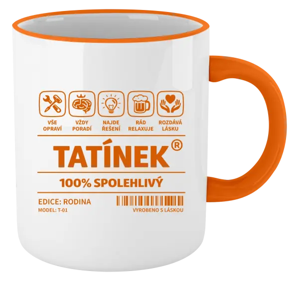 Hrnek Tatínek - čárový kód