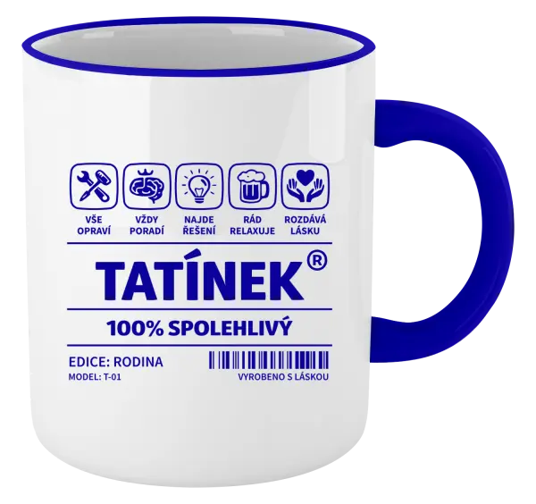 Hrnek Tatínek - čárový kód