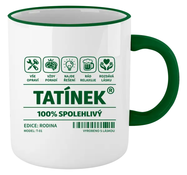 Hrnek Tatínek - čárový kód