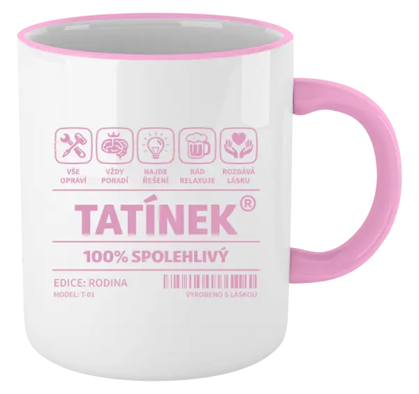 Hrnek Tatínek - čárový kód