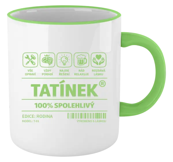 Hrnek Tatínek - čárový kód