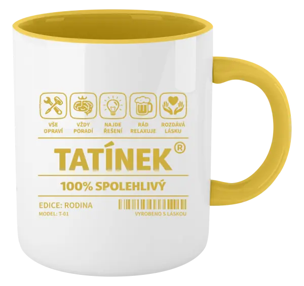 Hrnek Tatínek - čárový kód