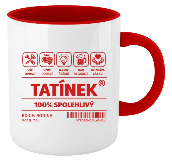 Hrnek Tatínek - čárový kód