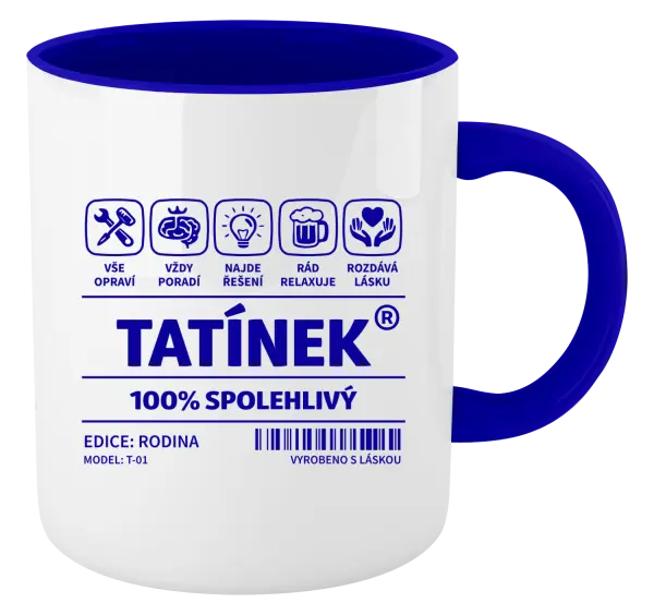 Hrnek Tatínek - čárový kód