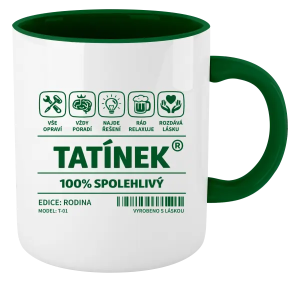 Hrnek Tatínek - čárový kód
