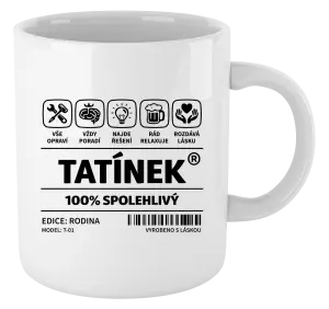 Hrnek Tatínek - čárový kód