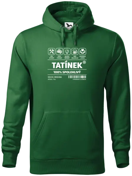 Pánská mikina Tatínek - čárový kód