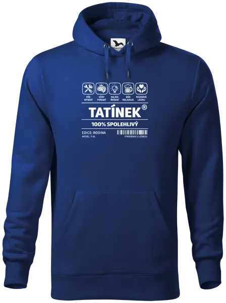 Pánská mikina Tatínek - čárový kód